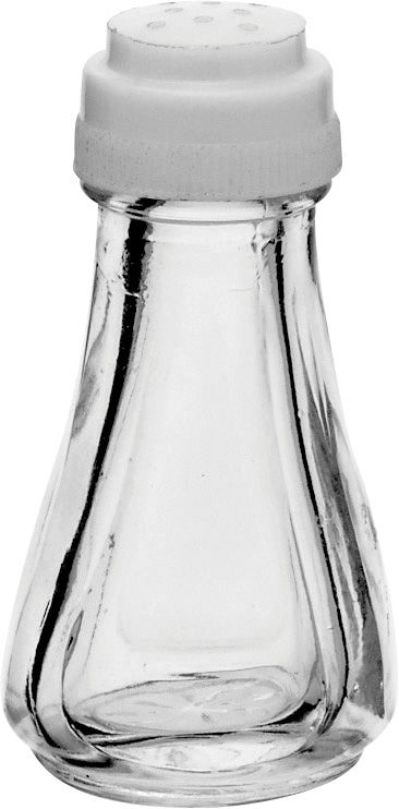Pepper Pot White Plastic Top - C6038P-000000-B12048 (Pack of 48)